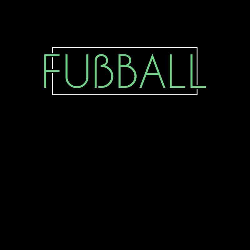 Fußball Schriftzug