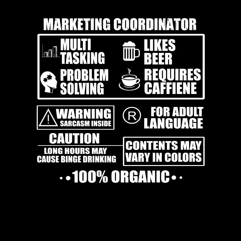 Funny Marketing Coordinator Apparel