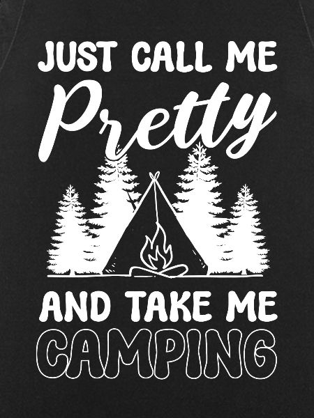 Pretty Camping Girl Backpacker