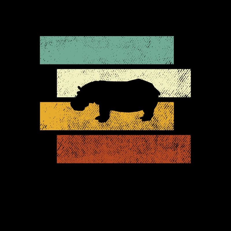 Hippopotamus Retro