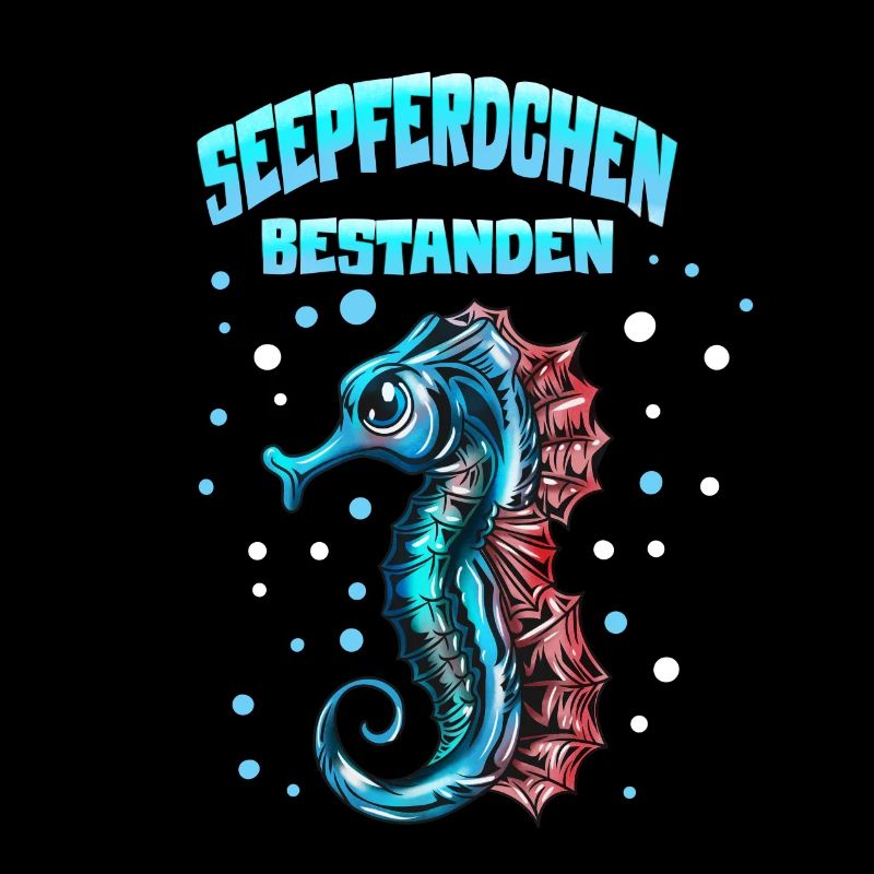Schimmen Lehrnen Seepferdchen Kinder Schwimmlehrer