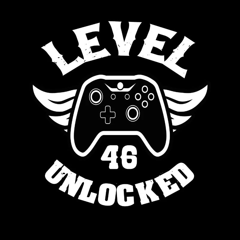 Level 46 Unlocked 46 Birthday