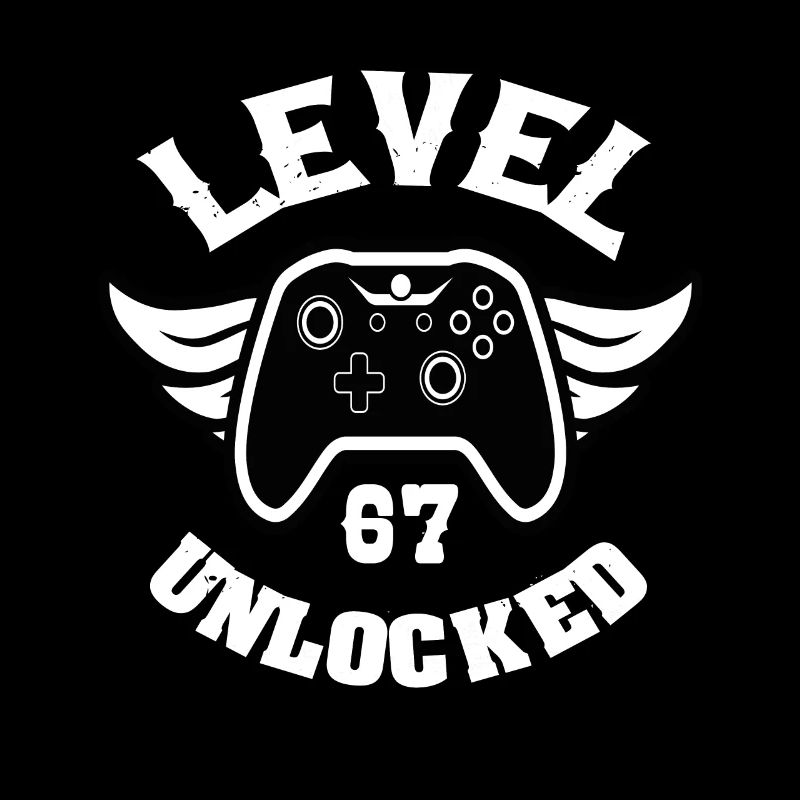 Level 67 Unlocked 67 Geburtstag
