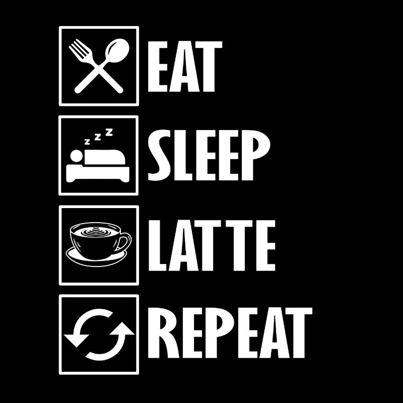 Latte au café