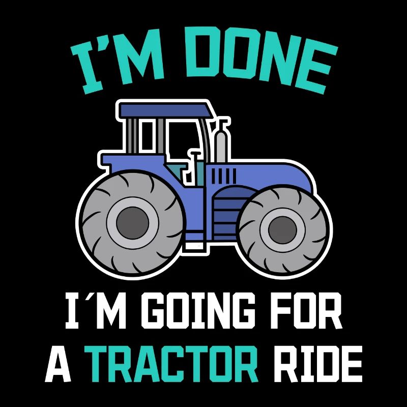 Biobauer Traktor Statement Kraftfahrzeug Bauernhof