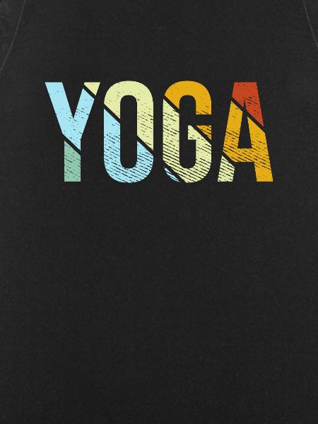 Yoga Retro lettering