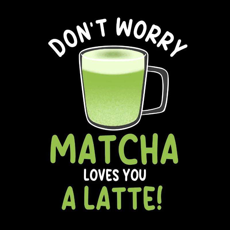 Jeu de mots amusant Matcha Latte