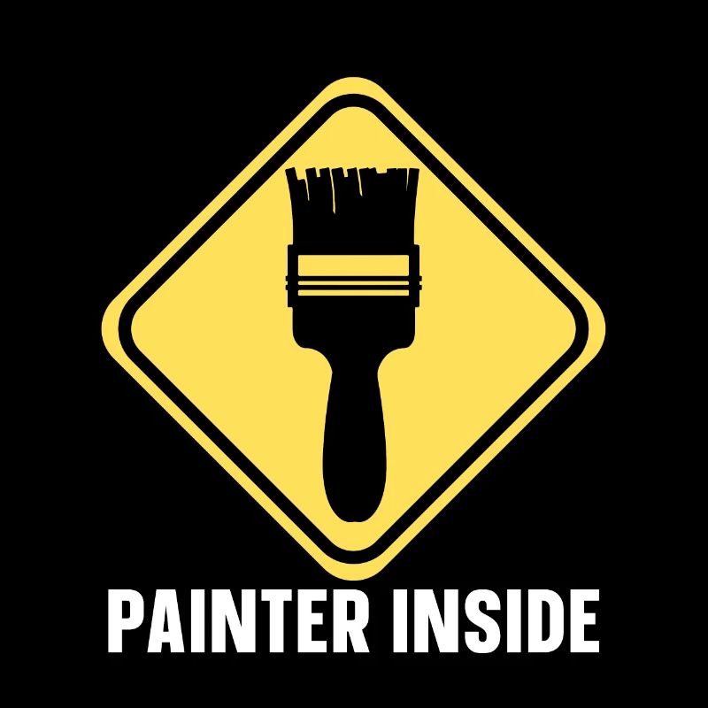 Painter Inside Craftsmanship Paint Brush Painting