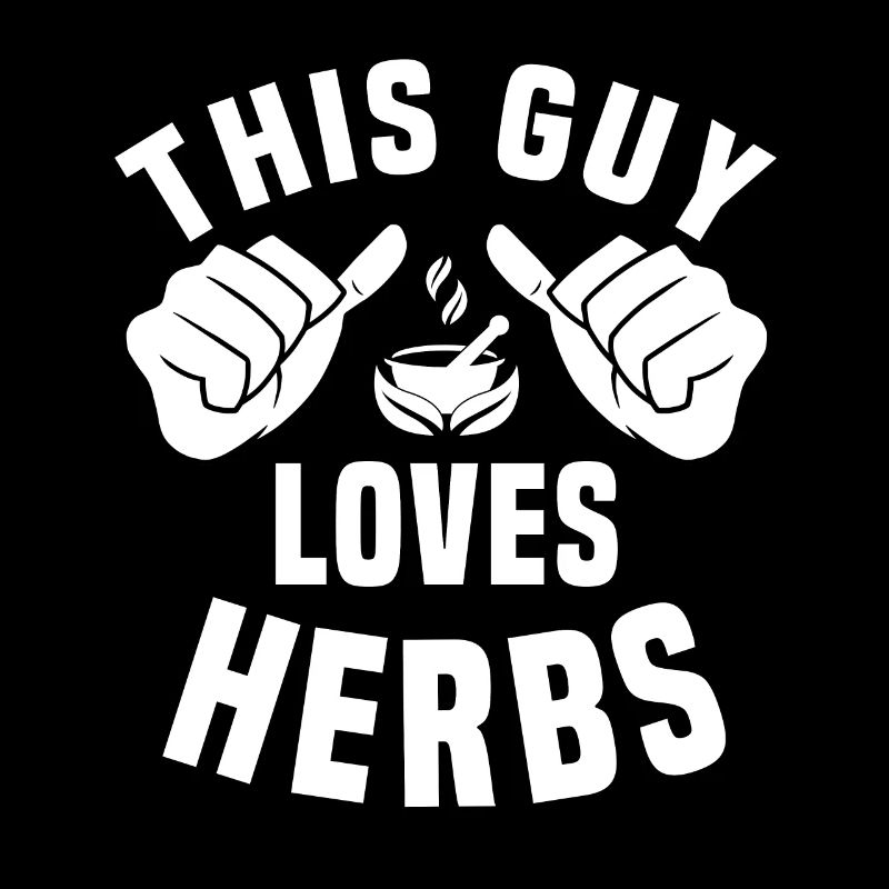 This guy loves herbs