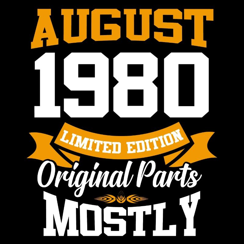 August 1980 Vintage Birthday Gift