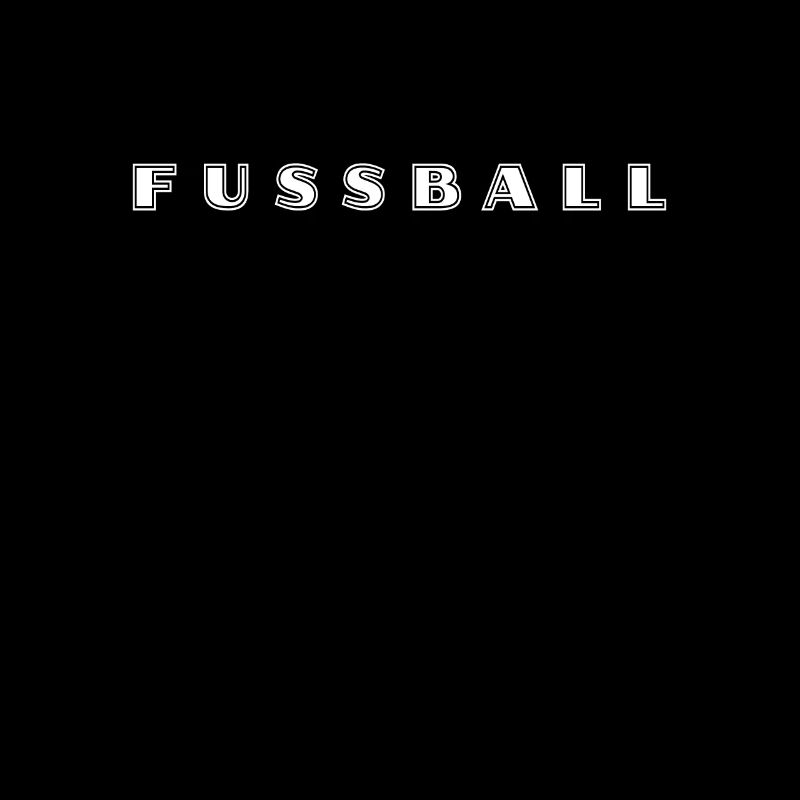 Fußball Schriftzug