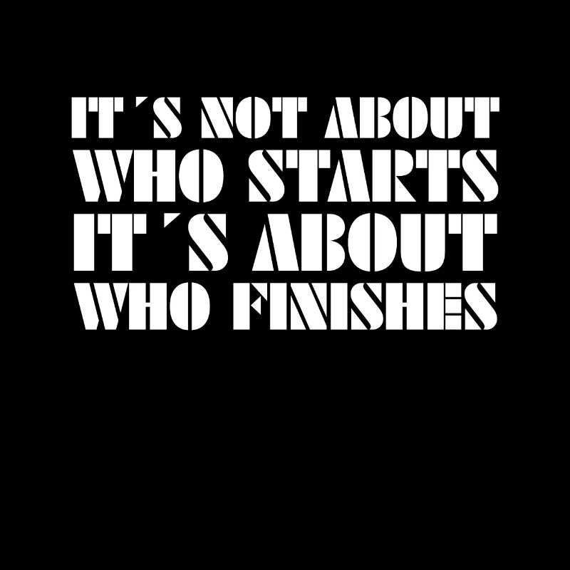 It's not about who starts, it's about