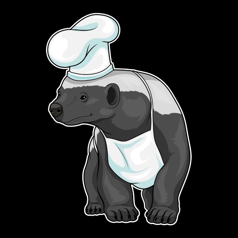 Honey Badger Cook Chef's Hat