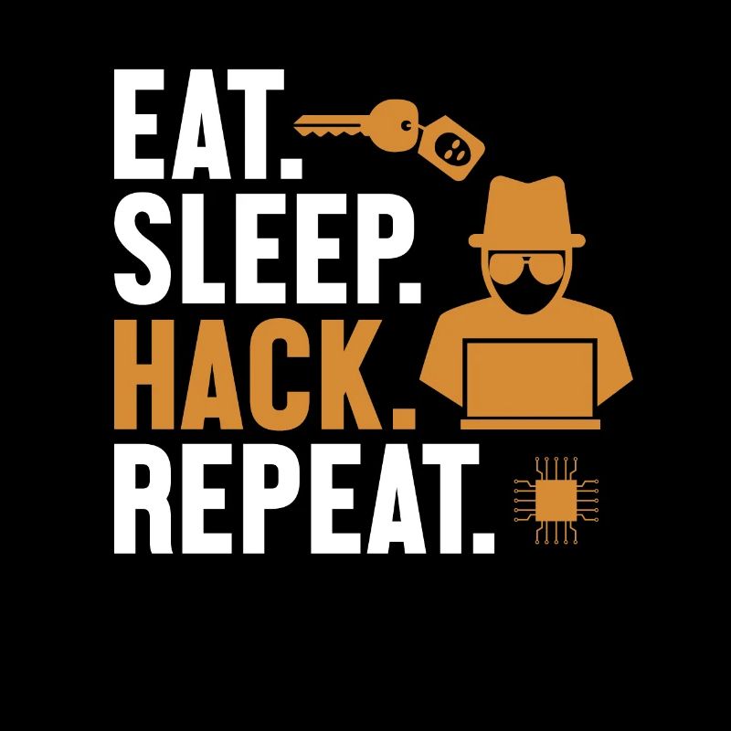 Eat Sleep Hack Repeat Social Engineering Phishing