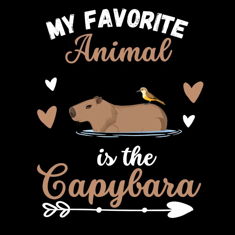 Nagetier Wasserschwein Lustiges Geschenk Capybara