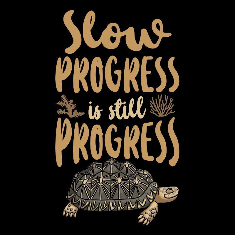 Tortue de mer Tortue Progrès lents