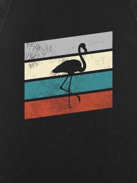 Flamant rose Rétro