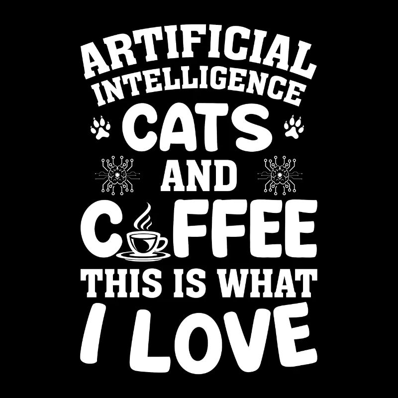Artificial Intelligence Cats And Coffee - Artifici