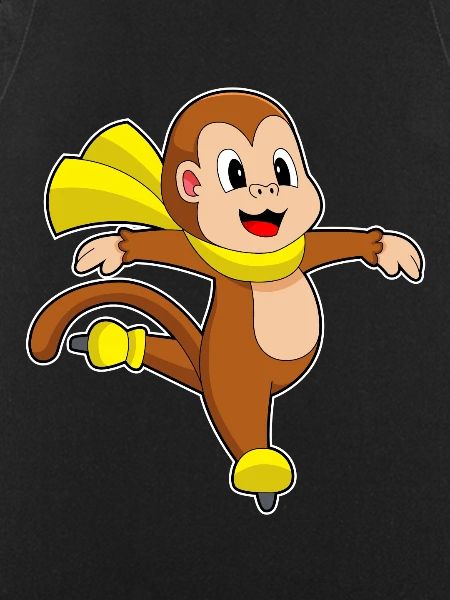 Monkey Ice Skating Skates