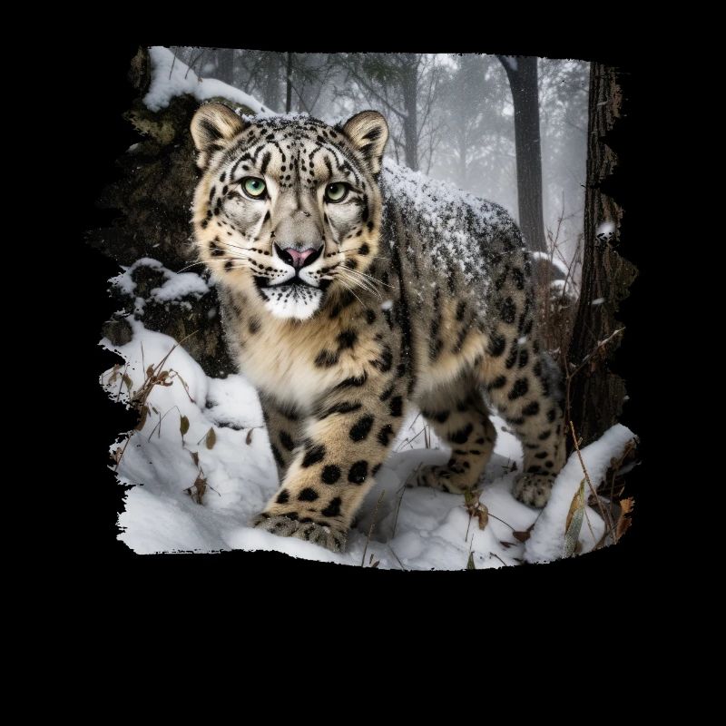 Léopard des neiges Léopard des neiges