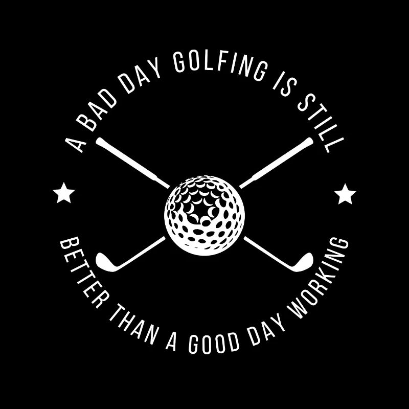 Lustiges Golf-Arbeitszitat