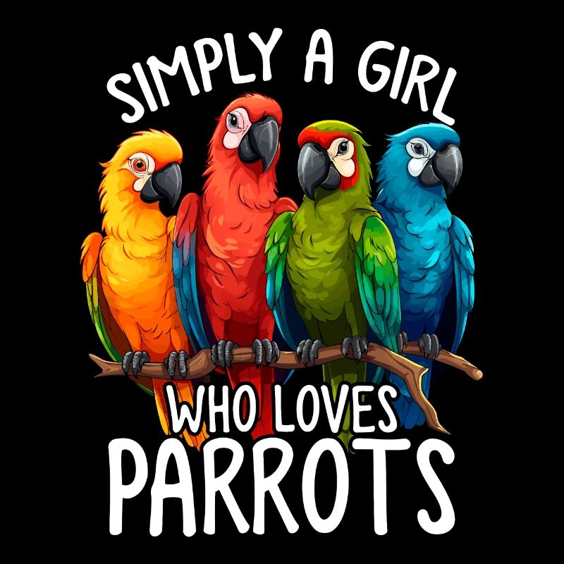 Funny Parrot Bird Lady Quaker Parrot Monk Parakeet