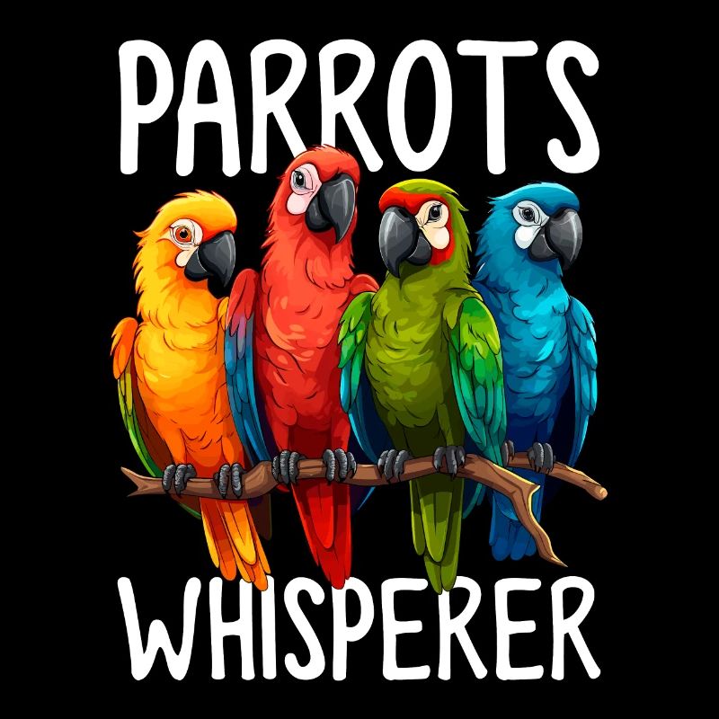 Funny Parrot Bird Whisperer Quaker Parrot Bird
