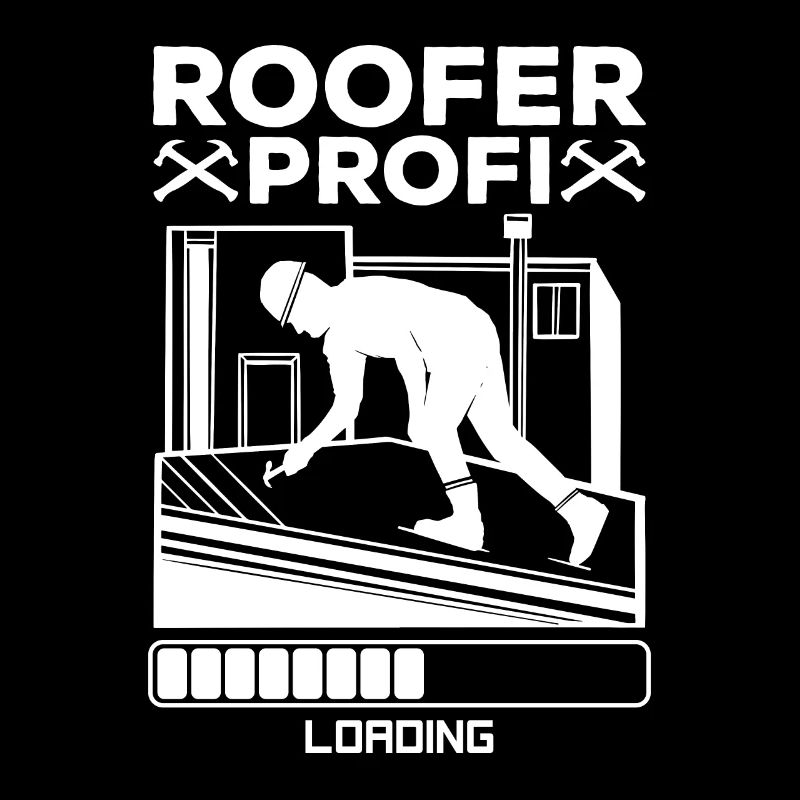 Roofer Profi Loading - Roof Worker Roofing Roofer
