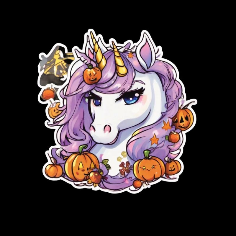 Einhorn Halloween Einhörner Unicorn Helloween