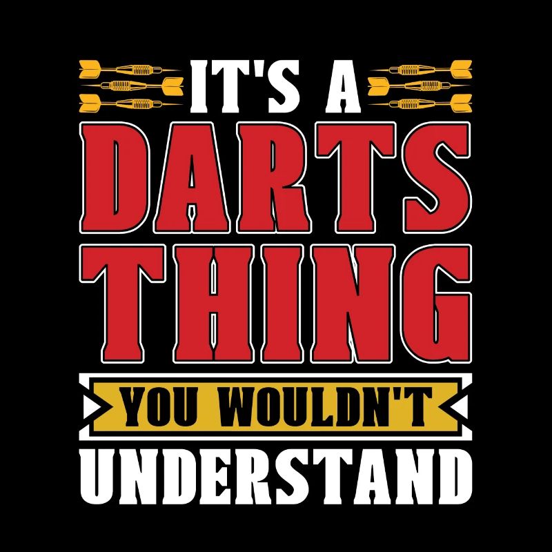 Darts It's A Darts Thing Bullseye Dart Player