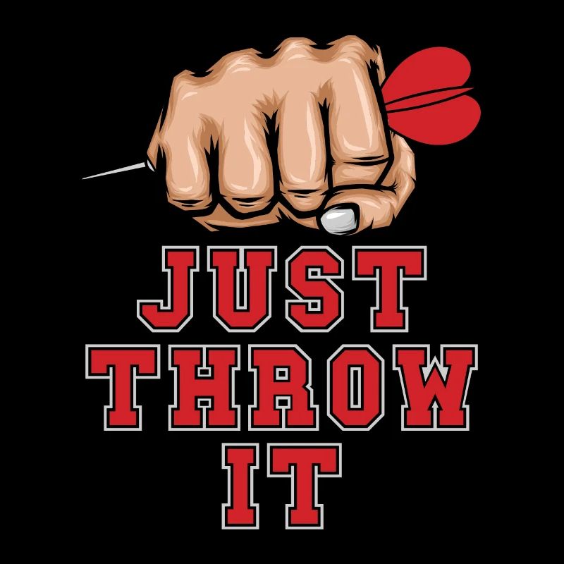 Darts Just Throw It Darting Bullseye Dart Player