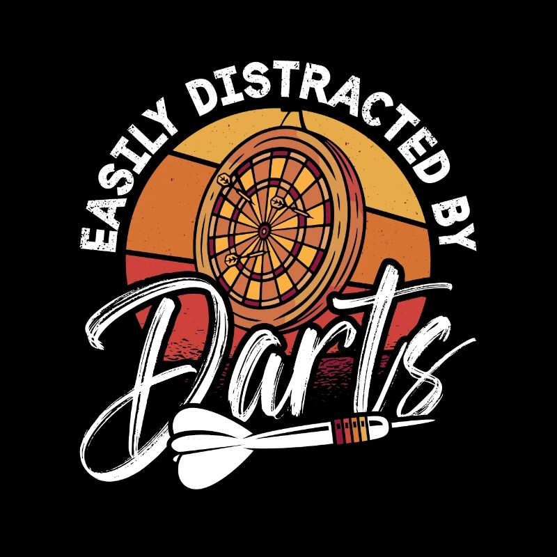 Darts Easily Distracted By Bullseye Dart Player