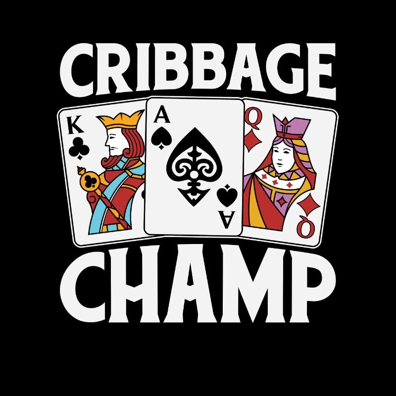 Cribbage Champ Loves Playing Cards Tournament