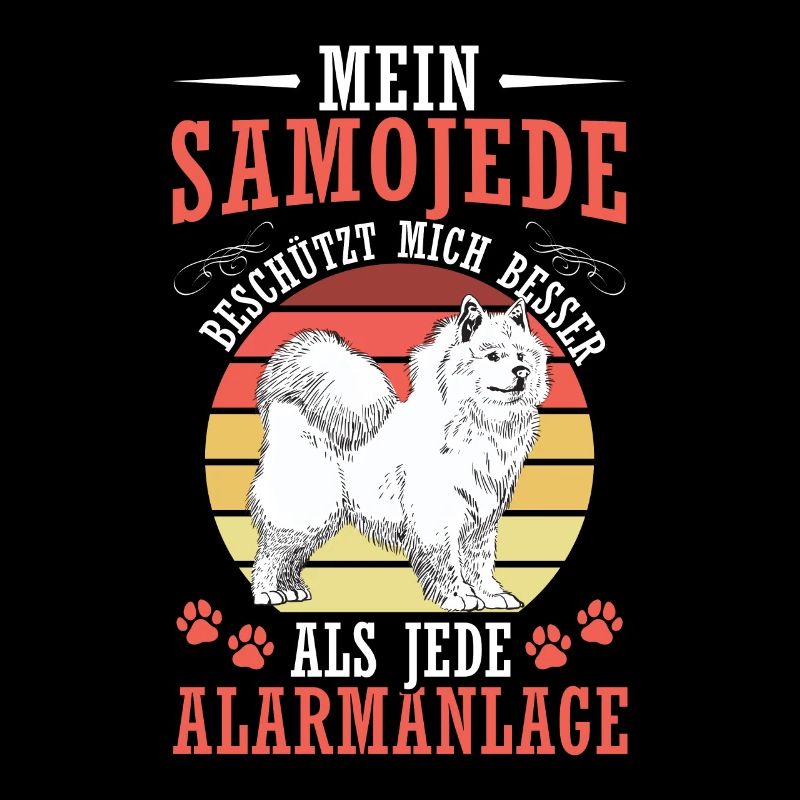 Samojede beschützt mich Samojedenspitz
