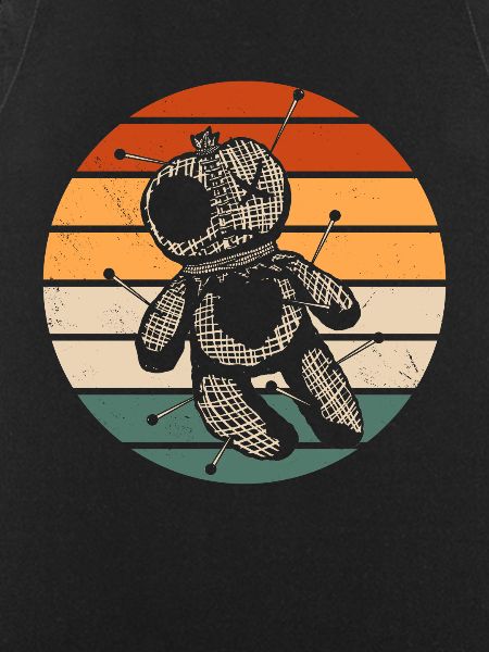Retro Voodoo Doll Design