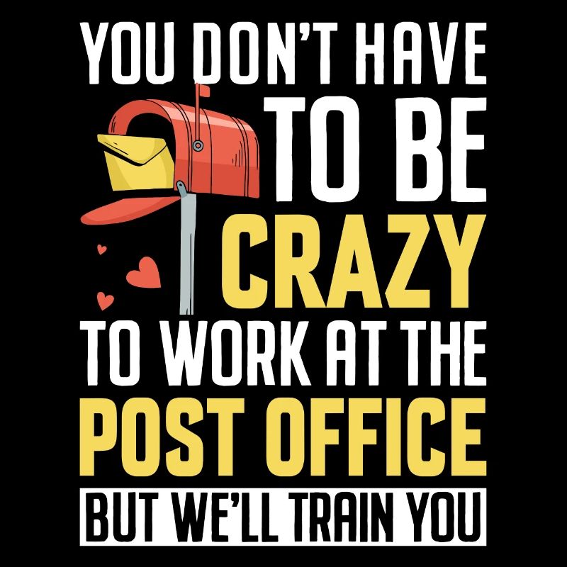 Drôle de bureau de poste Service postal Mailman nous