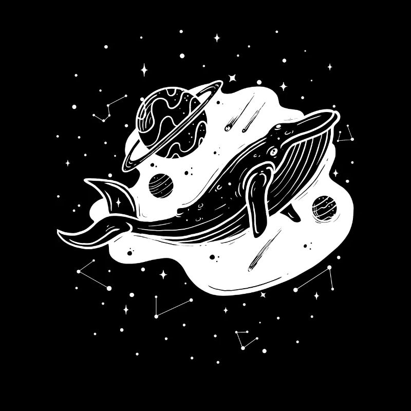 Observateur de cétacés de la constellation des baleines de Sternbild
