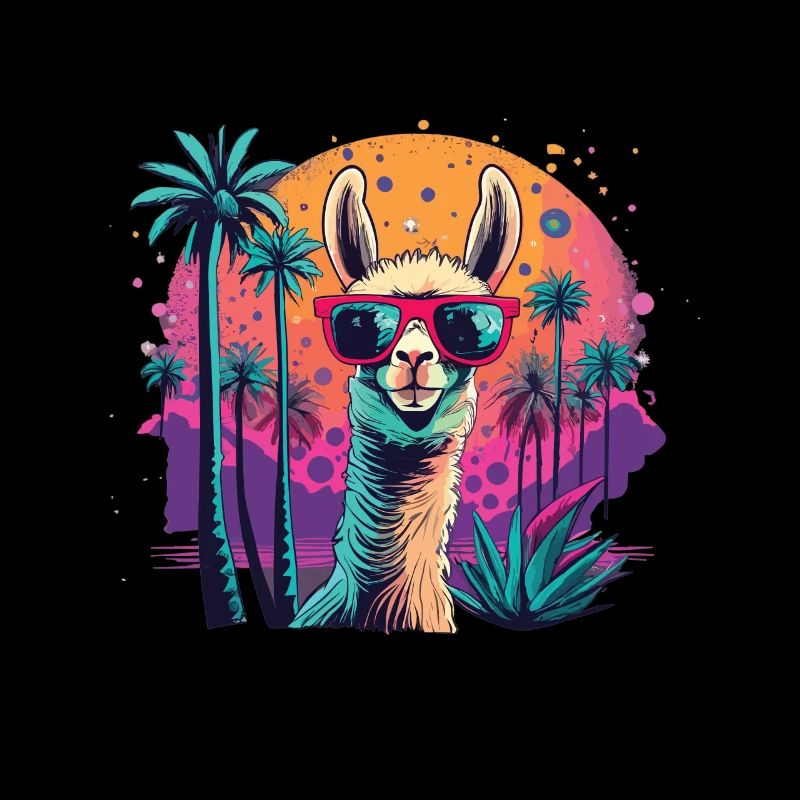 Alpaca Retro Sunset Alpaca Sunglasses Alpacas
