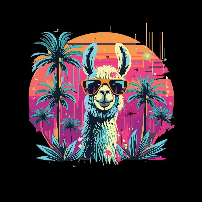 Alpaca Retro Sunset Alpaca Sunglasses Alpacas