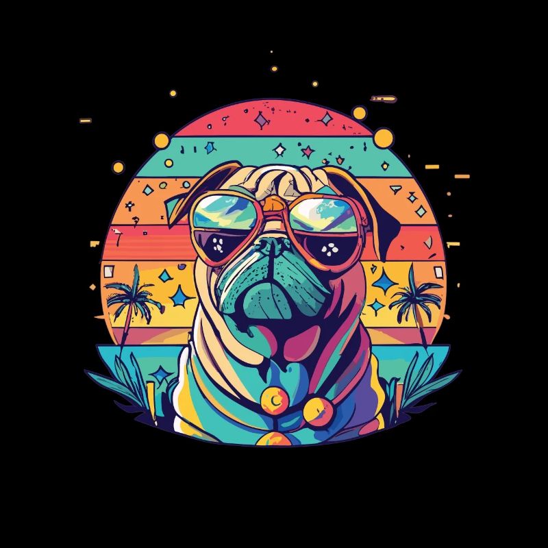 Mops Mops Hund Mops Geschenke Mops Sonnenbrille