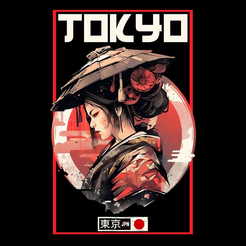 Asien 80er Japanischer Retro Samurais Samurai