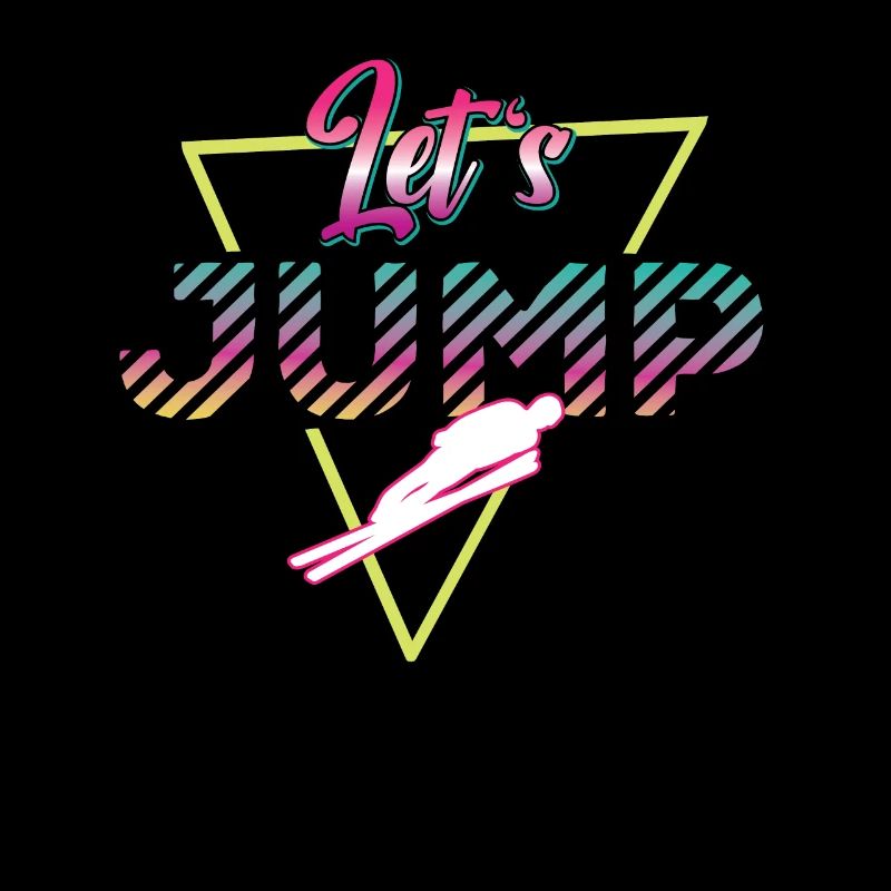 Let's Jump 80s Retro Ski Jumping