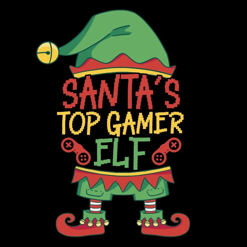 Weihnachtsmann's Top Gamer Elf Controller Gaming W