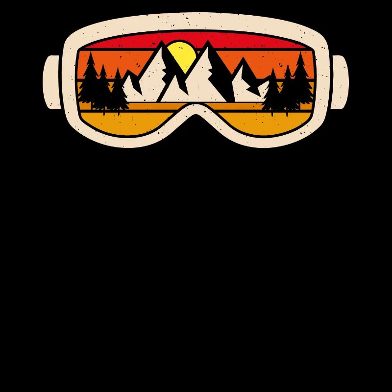 Ski goggles mountains nature
