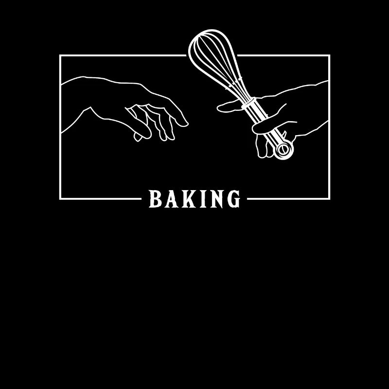 Michelangelo Creation of Adam Baking Pastry Chef