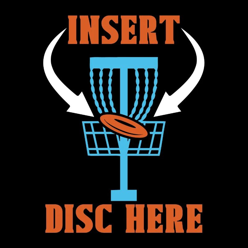 Disc Golf Insert Disc Here Ultimate Frisbee Golfer