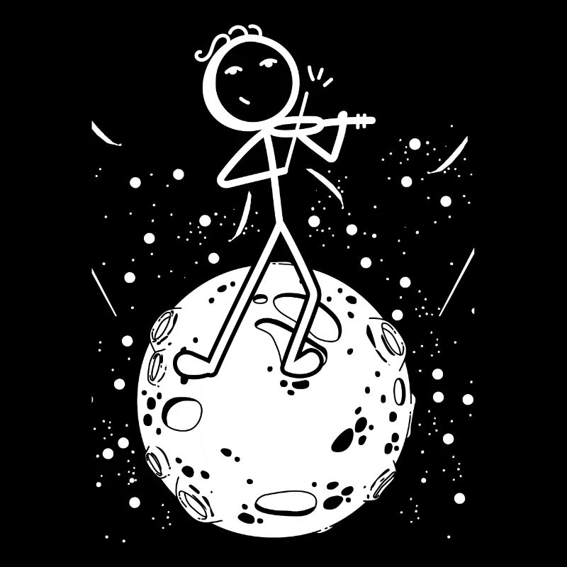 Violin Stick Player In Planet Violin Playing Violi