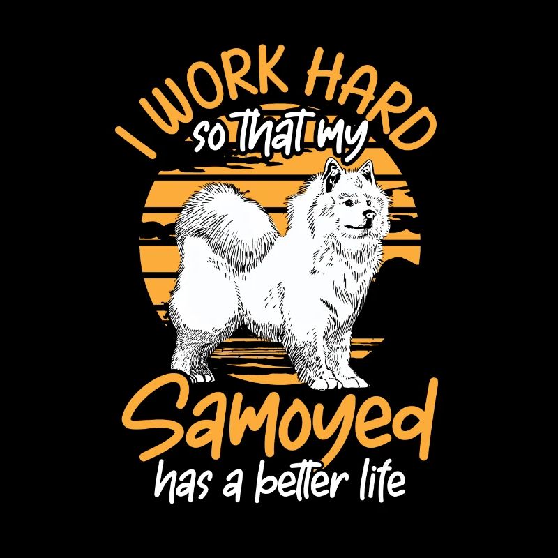 Travailler pour mon Samoyède Samoyède Samoyède Spitz