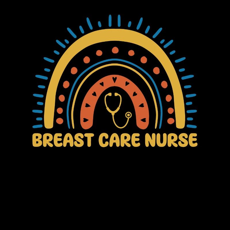 Breast Caregiver Boho Rainbow