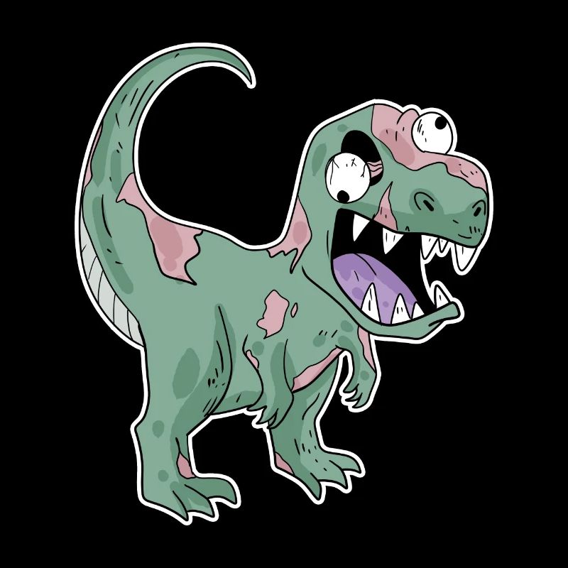 Dinosaur Zombie Creepy